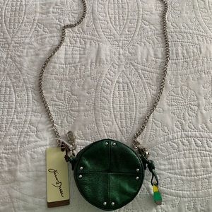 NWT- Junior Drake Mini Crossbody Forest Green